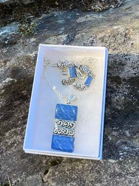 THE ROMAN COMPANY Vintage Silver Necklace Set